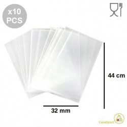 32x44 o 40x48 cm 10 Buste cast neutre spesse 35 micron buste trasparenti per dolci da Decora
