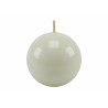 Candela a sfera 5 cm colore bianco