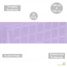25 Tovaglie monouso di forma quadrata di lato 100 cm in carta damascata politenata a fondo pieno colore viola 25 Tovaglie monouso di forma quadrata di lato 100 cm in carta damascata politenata a fondo pieno colore viola