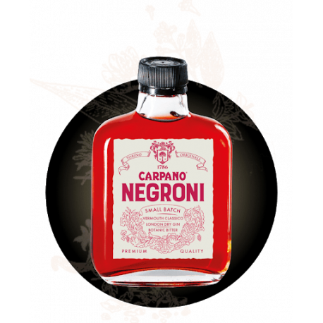 Negroni Carpano Cocktail Ready to Drink 100 ml