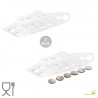 Set 2 stampi in silicone Round Chablon per 42 Chablon tondi diam 3 cm da Silikomart Set 2 stampi in silicone Round Chablon per 42 Chablon tondi diam 3 cm da Silikomart