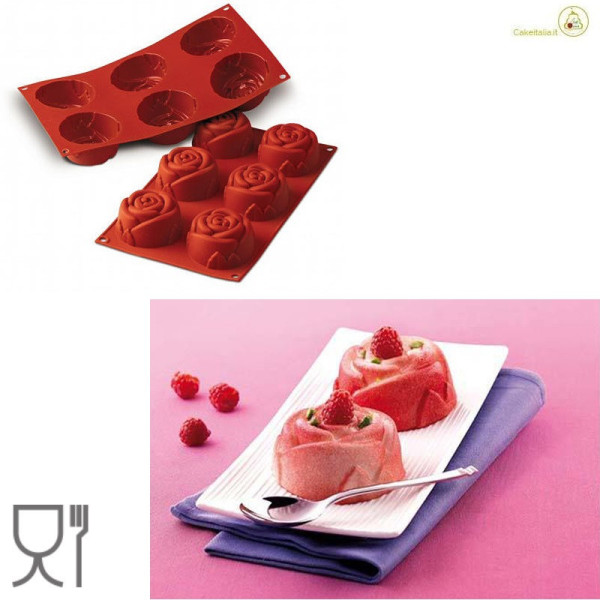 Vendita Stampo Rose da SilikomartCakeItalia Stampi Silicone