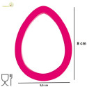 Tagliapasta Uovo in plastica lungo 8 cm largo 5,5 ed alto 2 cm da Decora