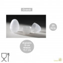 25 Bussolotti o Barilotti sorpresa grandi per uova di pasqua, diametro 10 cm x altezza 15,7 cm
