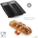 Set 2 stampi Air Plus 02 Plum cake da 27 x 7 h 3 cm in silicone Silikomart