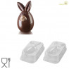 Lucky Bunny o Coniglio Fortunato Kit 3D Stampo Cioccolato Termoformato da Silikomart
