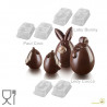 Allegro Cortile Kit 3D Stampi Cioccolato Termoformati da Silikomart