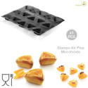 Air Plus 21 Triangle 30 x 40 Stampo 15 impronte lato 6 cm h 2,5 cm da Silikomart