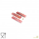 CH009 Goccia B: Stampo in Tritan per 8 Barrette di Cioccolato con decoro a goccia da Silikomart