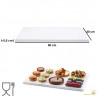 Vassoio Cake Board I Love Levels in plastica Bianca 60 x 40 cm da Silikomart Vassoio Cake Board I Love Levels in plastica Bianca 60 x 40 cm da Silikomart