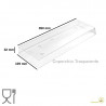 Coperchio Trasparente Small Total I-Gloo da Silikomart per Espositore Gelati e Monoporzioni Coperchio Trasparente Small Total I-Gloo da Silikomart per Espositore Gelati e Monoporzioni