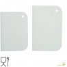 Set 2 Tarocchi lisci o spatole lisce o raschia multiuso in plastica bianca da Decora Set 2 Tarocchi lisci o spatole lisce o raschia multiuso in plastica bianca da Decora