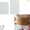 Set 2 Tarocchi lisci o spatole lisce o raschia multiuso in plastica bianca da Decora Set 2 Tarocchi lisci o spatole lisce o raschia multiuso in plastica bianca da Decora