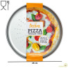 Teglia forata per pizza e focaccia di ø28 xh1,8 cm in acciaio antiaderente da Decora