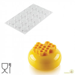8 o 18 ml Miel Silikomart stampo in silicone per decori alveoli esagonali