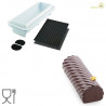 Kit Stampo Spiral Roll 1100 o Tronchetto rotolo a spirale da Silikomart Kit Stampo Spiral Roll 1100 o Tronchetto rotolo a spirale da Silikomart