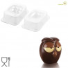 Kit Gufo Alfie 3D Stampo Cioccolato Termoformato da Silikomart Kit Gufo Alfie 3D Stampo Cioccolato Termoformato da Silikomart