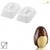 Pinguino Alfred kit 2 stampi termoformati soggetti di cioccolato 3D