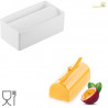 Sleek Log 800 Silikomart stampo mezzo tronchetto elegante in silicone 18x8xh6,5 cm Sleek Log 800 Silikomart stampo mezzo tronchetto elegante in silicone 18x8xh6,5 cm