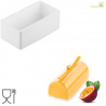 Sleek Log 800 Silikomart stampo mezzo tronchetto elegante in silicone 18x8xh6,5 cm Sleek Log 800 Silikomart stampo mezzo tronchetto elegante in silicone 18x8xh6,5 cm
