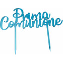 Cake Topper Comunione Celeste in Plexiglas