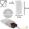 200 Sacchetti in carta pergamena per gelati Silikomart Take Away Bag 01