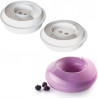 Kit Eternity 1800 diametro 22 cm, altezza 7,2 cm stampo ed inserto in silicone bianco da Silikomart Kit Eternity 1800 diametro 22 cm, altezza 7,2 cm stampo ed inserto in silicone bianco da Silikomart