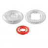 Kit Symphony stampo ed inserto in silicone bianco con cutter da Silikomart Kit Symphony stampo ed inserto in silicone bianco con cutter da Silikomart