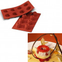 Stampo per 8 Small Gugelhopf in silicone diametro 5,5 cm da Silikomart