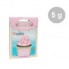 Colorante in polvere rosa, uso alimentare, idrosolubile in bustina da 5 g, di Madma Colorante in polvere rosa, uso alimentare, idrosolubile in bustina da 5 g, di Madma