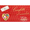 Cuoricini mignon assortiti Crispo 1 Kg: confetti colorati a forma piccoli cuori di cioccolato fondente