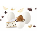 Maxtris Ricotta e Pera al Cioccolato: confetti bianchi con mandorla tostata cioccolato bianco al crema