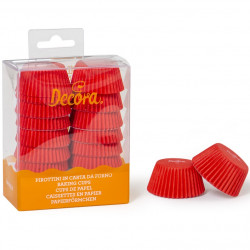 Da ø32 a ø55 mm pirottini muffin in carta da forno rossa