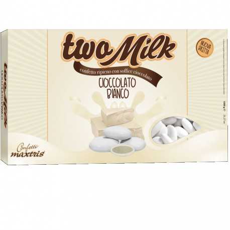 Confetti Two Milk Cioccolato Bianco, il doppio cioccolato da 1kg di Maxtris Confetti Two Milk Cioccolato Bianco, il doppio cioccolato da 1kg di Maxtris