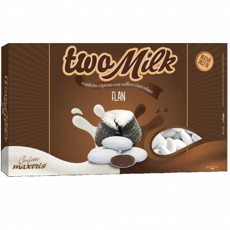 Confetti Two Milk Flan, il doppio cioccolato da 1kg  di Maxtris