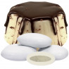 Two Milk Panna Cotta, confetti bianchi Maxtris 1 kg, il doppio cioccolato di Maxtris Two Milk Panna Cotta, confetti bianchi Maxtris 1 kg, il doppio cioccolato di Maxtris