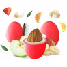 Maxtris Frutta Rosso da 1 Kg: confetti cioco-mandorla rossi ii gusti frutta assortiti Maxtris Frutta Rosso da 1 Kg: confetti cioco-mandorla rossi ii gusti frutta assortiti