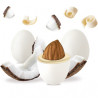 Maxtris Cocco, confetti bianchi da 1 Kg: mandorla tostata e cioccolato bianco aromatizzato al gusto cocco