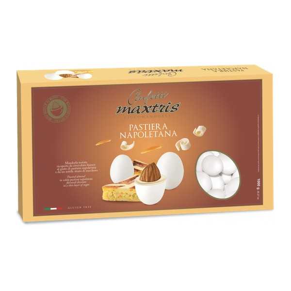 Confetti bianchi Maxtris cioco-mandorla ai gusti Pastiera Napoletana