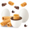 Maxtris Wafer, confetti bianchi da 1 Kg,: cioco-biscotto Maxtris ideali per confettata. Maxtris Wafer, confetti bianchi da 1 Kg,: cioco-biscotto Maxtris ideali per confettata.