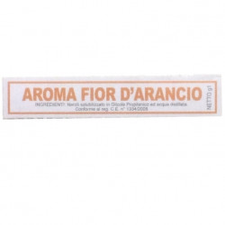 Aroma fior d'arancio liquido da Madma in fiala da 1 g, per aromatizzare impasti e creme per dolci