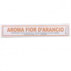 Aroma fior d'arancio liquido da Madma in fiala da 1 g, per aromatizzare impasti e creme per dolci