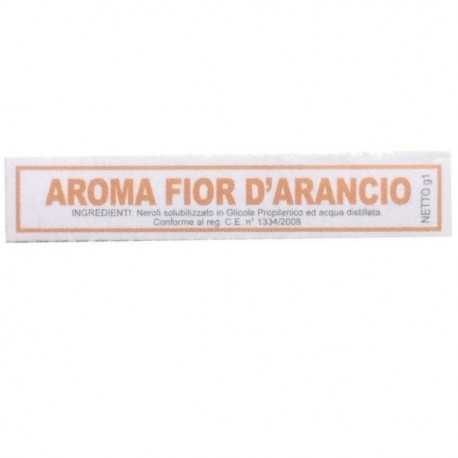 Aroma fior d'arancio liquido da Madma in fiala da 1 g, per aromatizzare impasti e creme per dolci