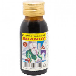 Estratto per liquore Brandy, , liquido in bottiglia da 60 c.c.