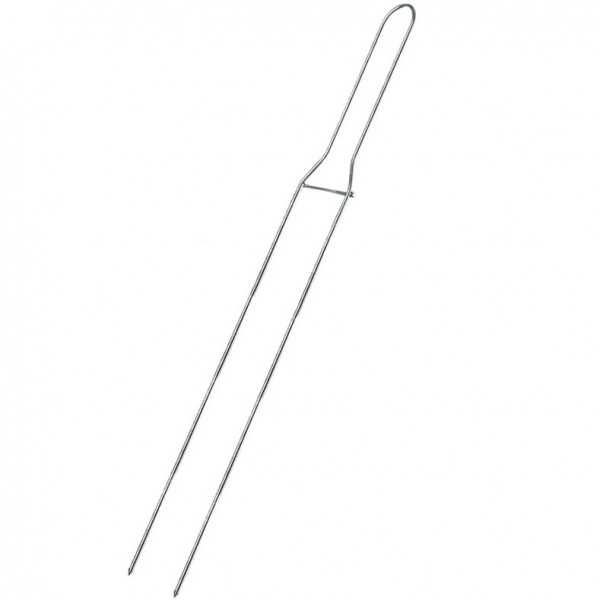 5 Spilloni per panettoni e colombe in acciaio inox lunghi 62 cm