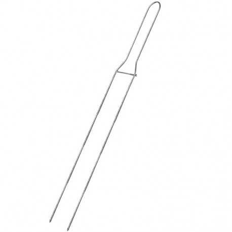 5 Spilloni per panettoni e colombe in acciaio inox lunghi 62 cm 5 Spilloni per panettoni e colombe in acciaio inox lunghi 62 cm