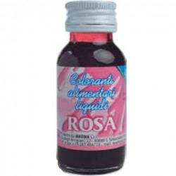 Colorante alimentare liquido Rosa in bottiglia da 35 g