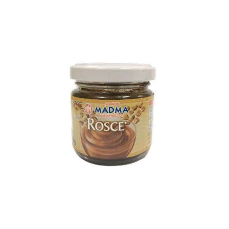 Pasta Roscé o Rocher per gelati, creme e torroni, in barattolo da 100 g di Madma.