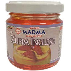 Pasta zuppa inglese: pasta per gelato creme e torroni in barattolo da 100 g, di Madma