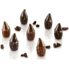 Mr e Mrs Brown Stampo silicone 15 cioccolatini da 25 mm h 4 cm SGC056 3D da Silikomart